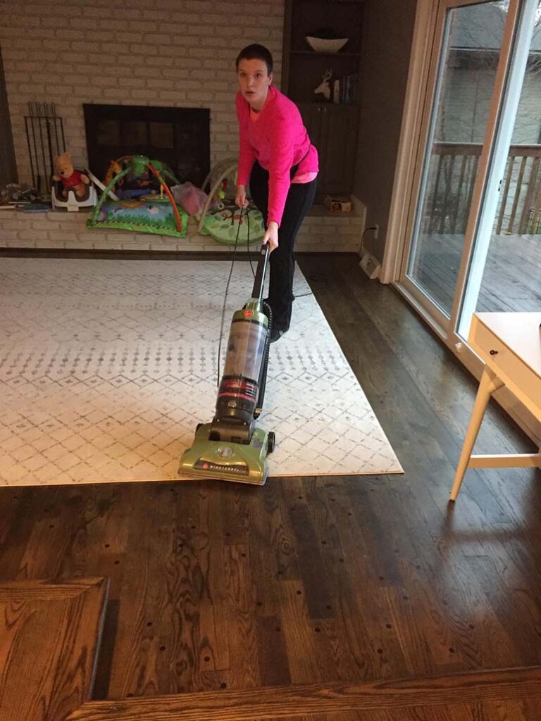 Cincinnati House Cleaners American Maids Vacuuming