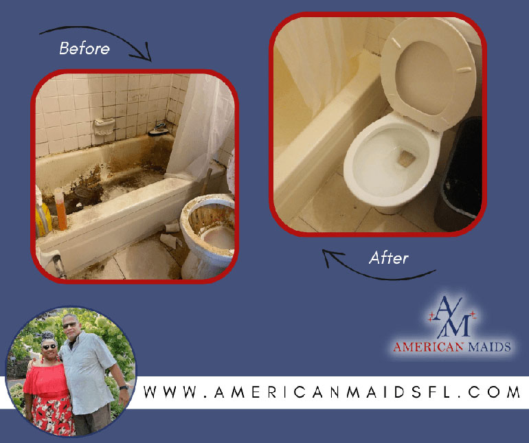 Cincinnati Ohio Housecleaners American Maids Bathroom Cleaning