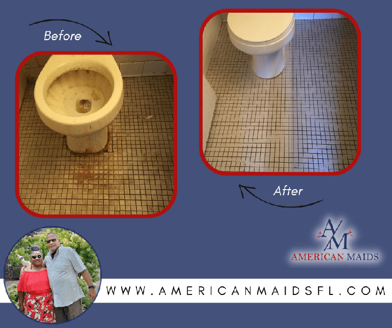 Cincinnati Ohio Housecleaners American Maids Toilet Cleaning