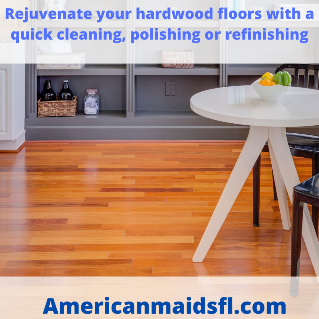 Experience expert hardwood floor buffing for stunning results – American Maids and Floor Cleaning Specialists in Cincinnati